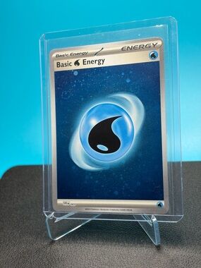 3 Swirls! 🌀 Cosmos Holo Pokemon Water Energy Trading Card